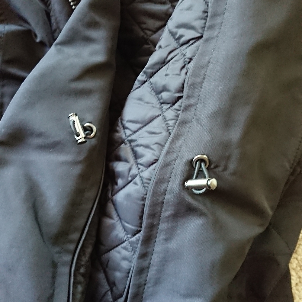 Burberry signature Utility jacket/raincoat w/detachable quilted vest size XS - Picture 12 of 16